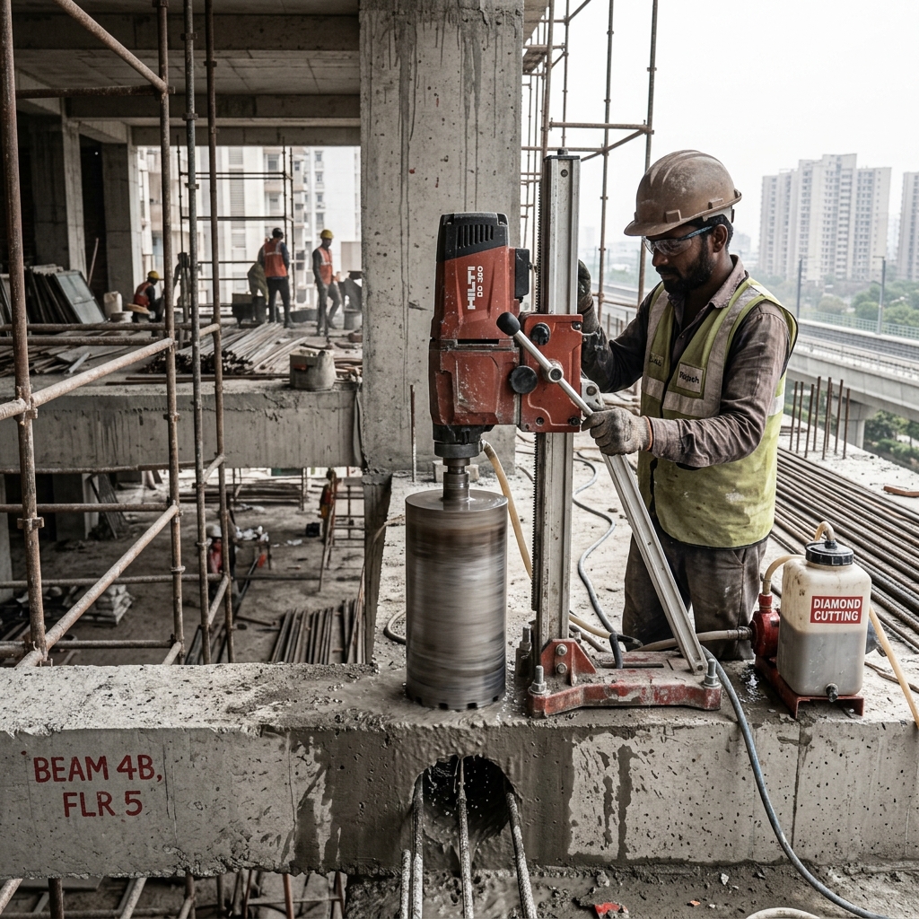Core Cutting & Diamond Drilling