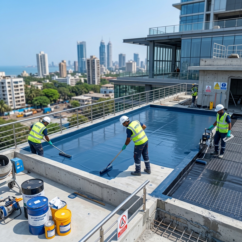 Waterproofing work by Fiable Building Solutions